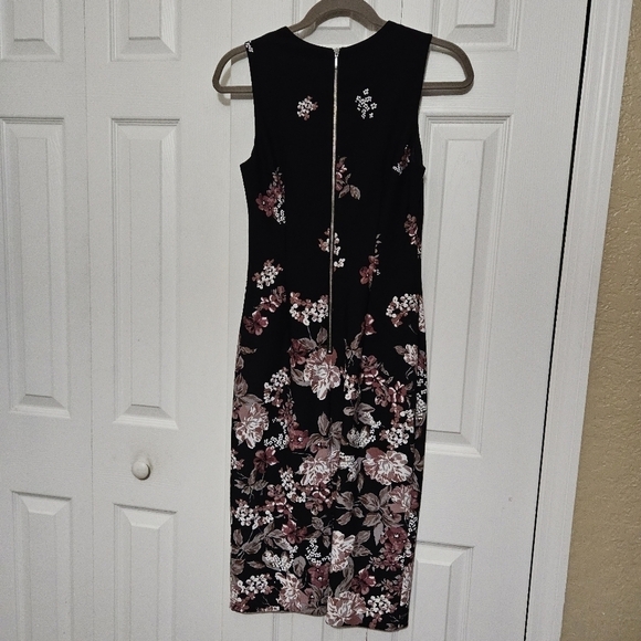 Adrianna Papell Sleeveless Floral Dress Size 4 - Picture 4 of 11